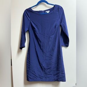 Old Navy Royal Blue Business Casual Dress with 3/4 length sleeves size xs